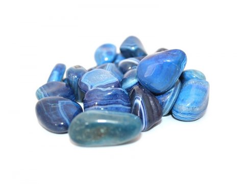 Blue banded agate 